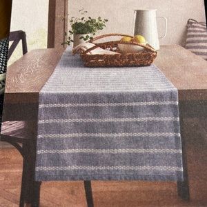Hearth And Hand Blue Table Runner 14x72’